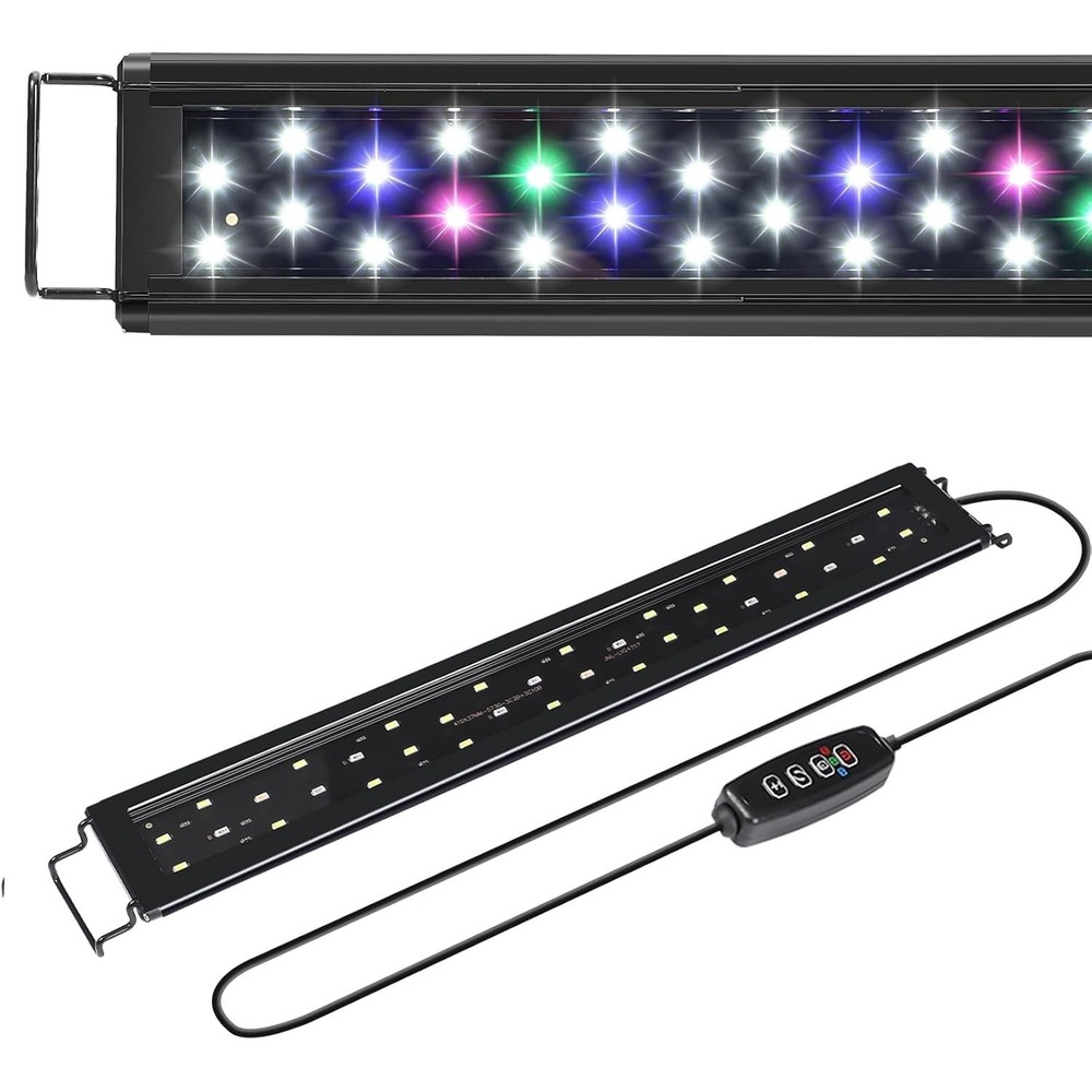AQUANEAT Full Spectrum LED Light for 30-38" Aquarium with Timer Freshwater‎
